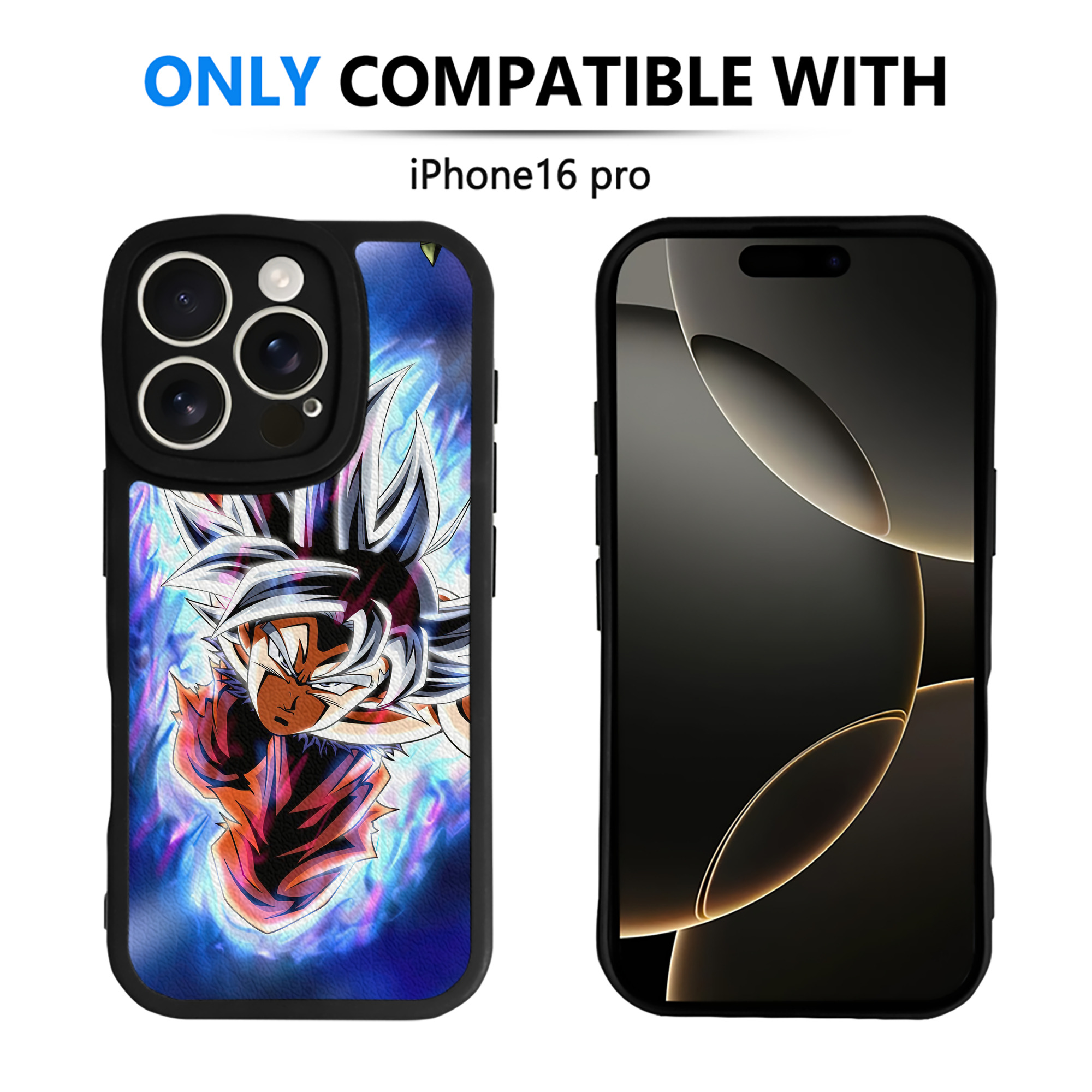 （画像用） ドラゴンボール DRAGON BALL 【iPhone 16シリーズ対応】シリコンスマホケース（レザー調） 材質：シリコン